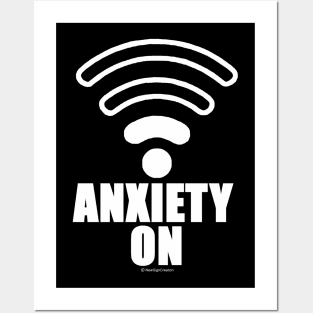 Anxiety On Dark Posters and Art